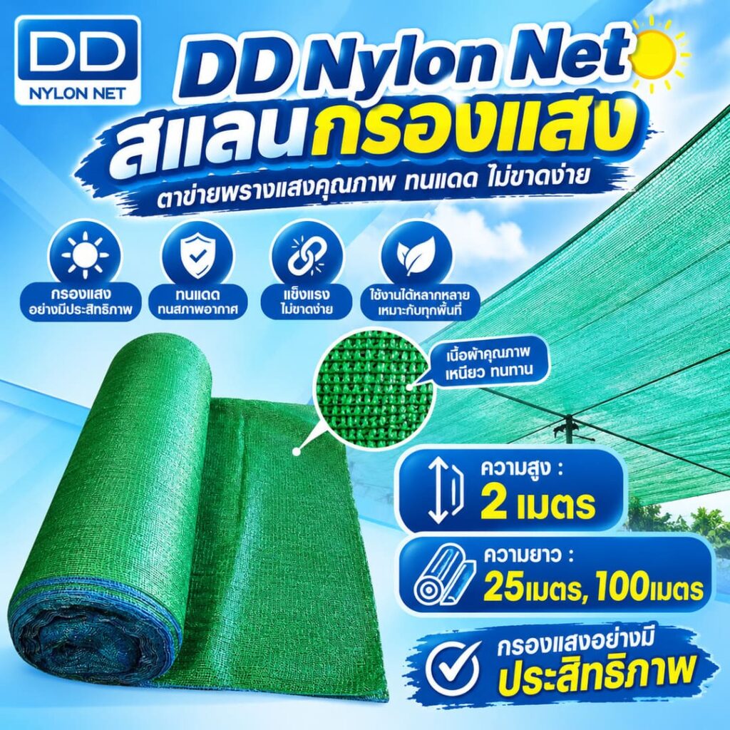 DD Nylon Net สเเลนกรองเเสง